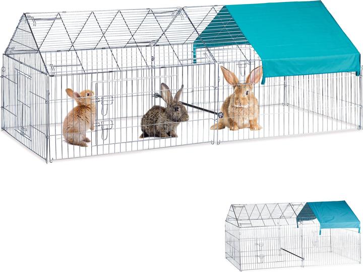 Produktbild Relaxdays Freilaufgehege Kaninchen