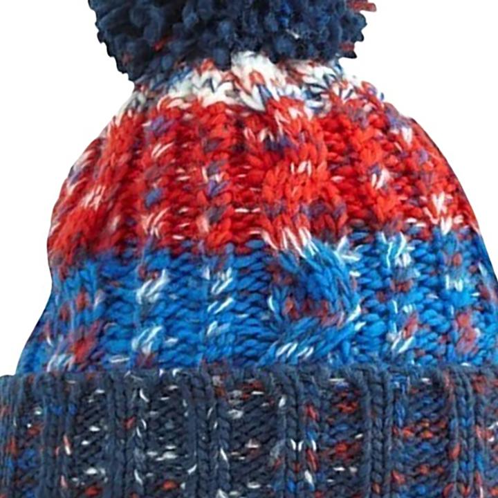 Produktbild Beechfield Corkscrew Strickmütze mit Bommel (One Size)