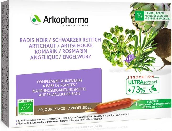 Immagine prodotto Arkopharma Carciofo (20 Pezzo/i, Fiala, 365 g)