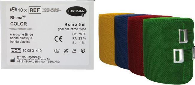 Actual product image Rhena Color Elastische Binden 6cmx5m grün