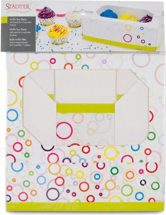 Produktbild Städter 2 Geschenkboxen Party für je 6 Cupcakes