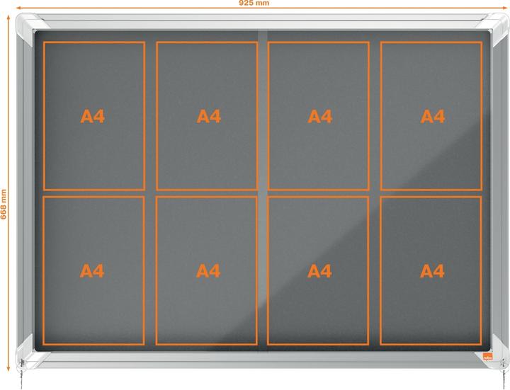 Produktbild Nobo Schaukasten Premium Plus Innenbereich Filz