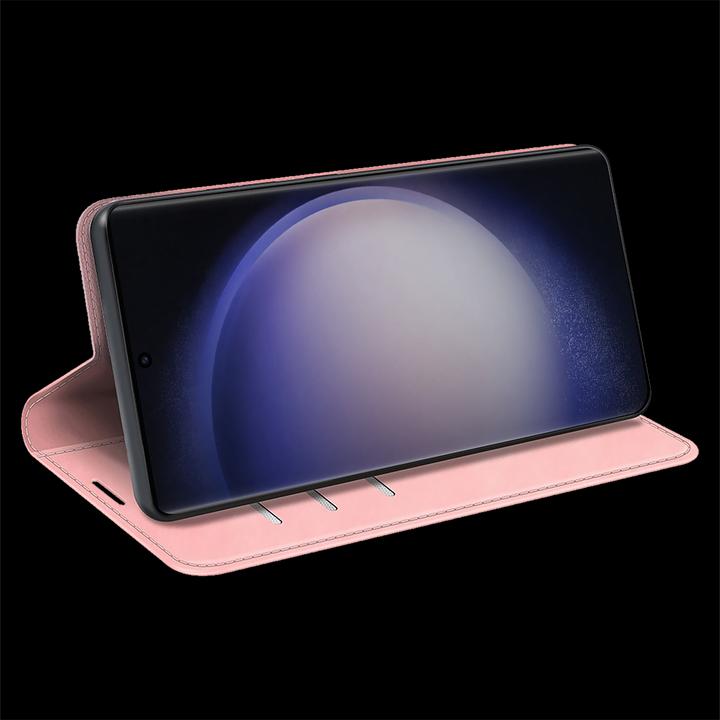 Actual product image Cazy Book Case Compatible with Samsung Galaxy S23 Ultra - Cover Foldable Magnetic Synthetic Leather - (Samsung Galaxy S23 Ultra)