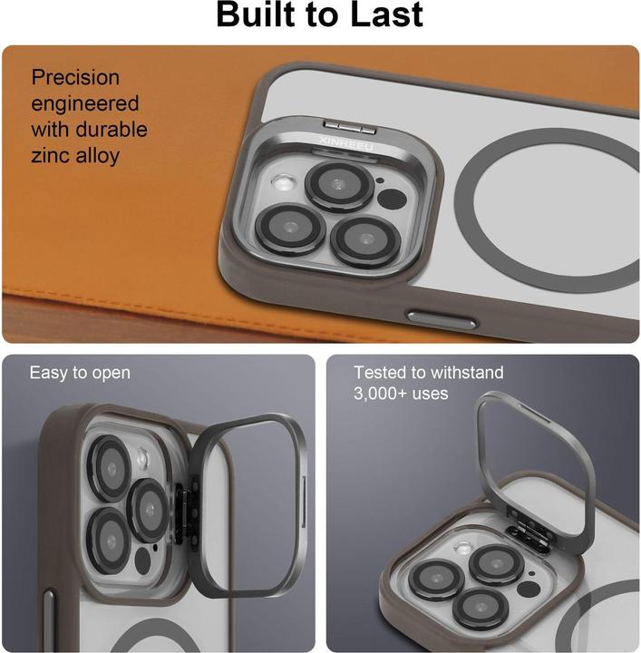 Image du produit Cadorabo Étui pour iPhone 13 PRO MAX compatible avec Magsafe avec protection de l'objectif de l'appareil (Apple iPhone 13 Pro Max)
