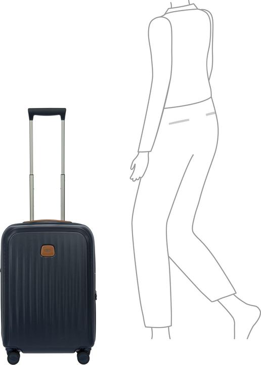 Actual product image Brics Taormina 4 Rollen Trolley S 57 cm mit Dehnfalte (45 l, Hand luggage (up to 50 litres))