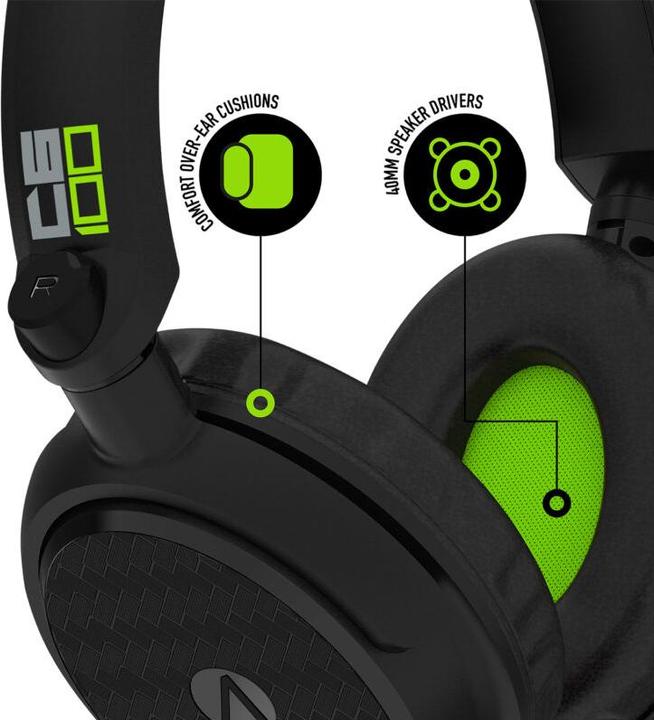 Actual product image Stealth C6-100 + headphone stand (Cable)