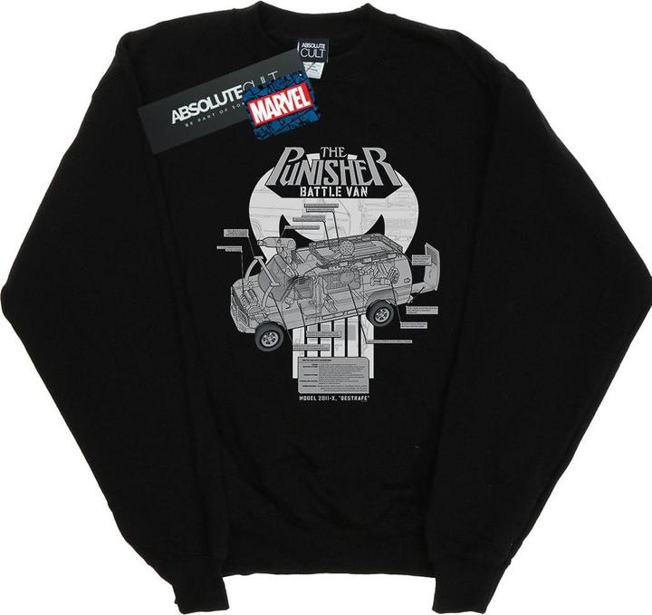 The Punisher Battle Van Breakdown Sweatshirt (L)