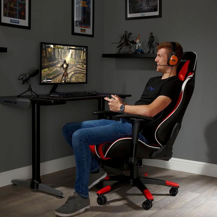 Produktbild X Rocker Chaise de jeu eSport Agility Sport avec ajustement ergonomiqueRouge