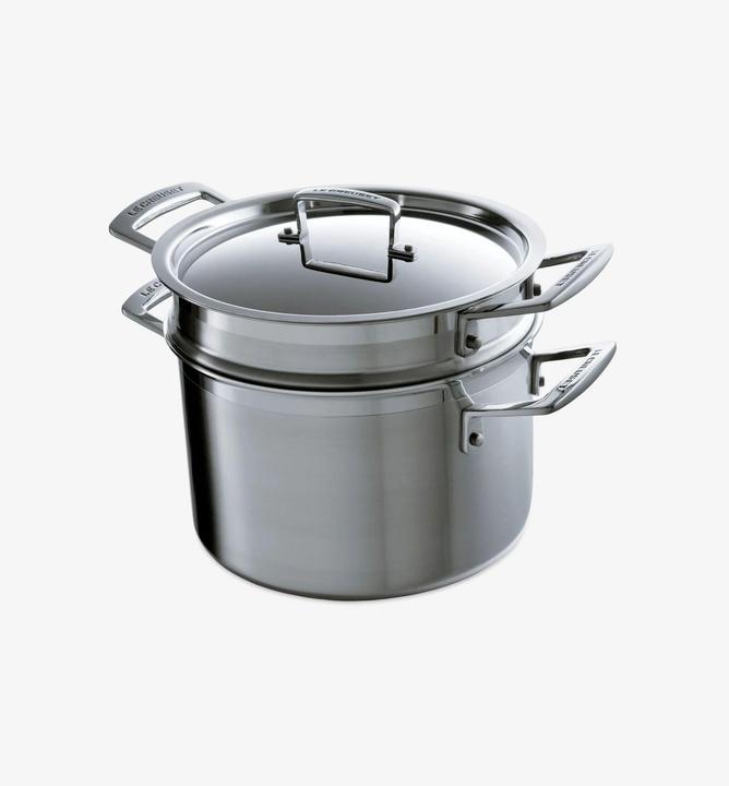Image du produit Le Creuset Marmite à pâtes avec insert (Casserole, Aluminium, Acier inoxydable)
