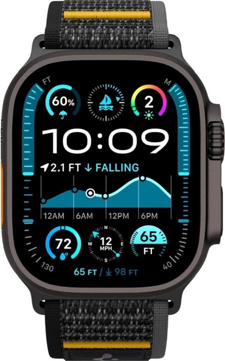 Produktbild Spigen Band Athlex Air for Apple Watch 6/7/8/9/10/SE/Ultra 1/Ultra 2 (44/45/46/49 mm) black (Stoff)