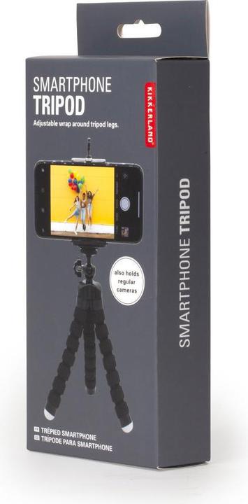 Actual product image Kikkerland Smartphone Tripod (Plastic, Foam material, Fabric)