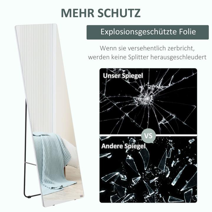 Produktbild Homcom Ganzkörperspiegel (37 x 45 x 158.5 cm)