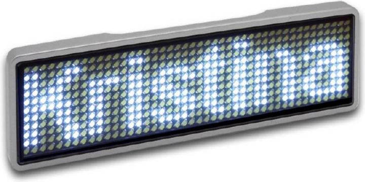 Produktbild No Name LED-Namensschild 11 x 44 Pixel, USB (Elektronikkit)