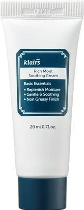 Actual product image Klairs Rich Moist Soothing Cream Deeply Moisturising Cream For Weighed Skin 20Ml (20 ml, Face toner)