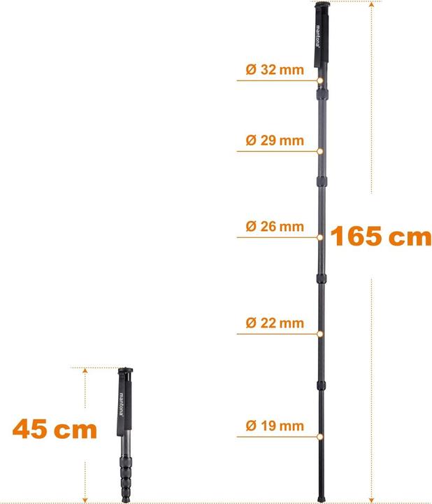 Actual product image mantona Pro ONE 165C (Carbon)
