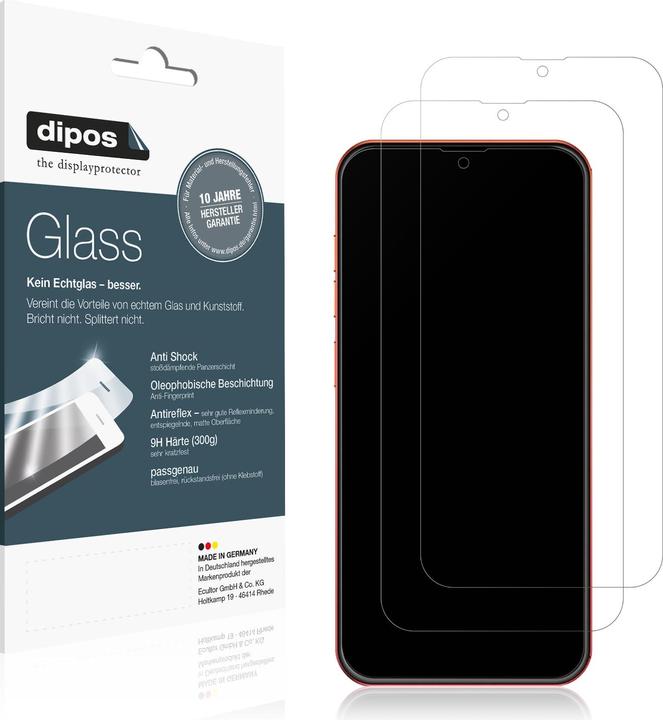 Actual product image Dipos Anti-Shock Screen Protector Matte (1 Piece, Ulefone Note 8P)