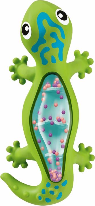 Produktbild Ravensburger 4870 play+ Regenmacher: Gecko, Musikinstrument, Mini-Rassel, Saugnapf-Spielzeug