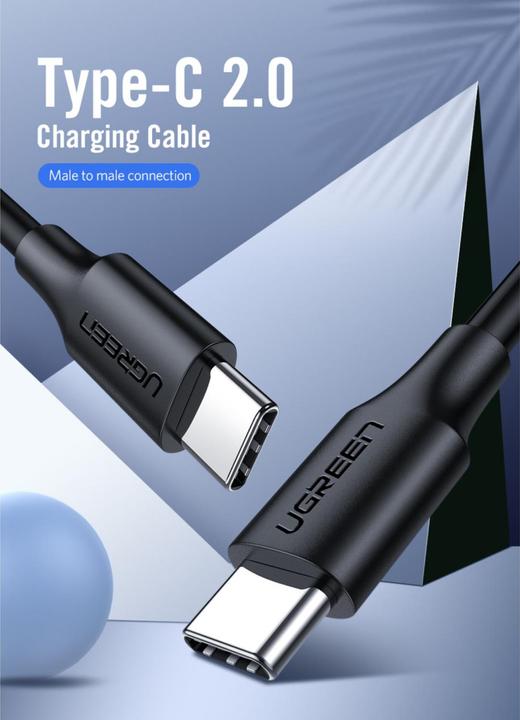 Image du produit Ugreen USB-C Power Delivery QC 3.0 20V 3A 60W (2 m, USB 2.0)