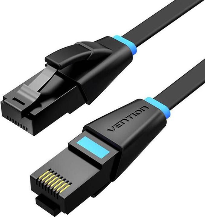 Actual product image Vention Płaski kabel sieciowy UTP kat.6 IBJBX 50m czarny (UTP, CAT6, 50 m)
