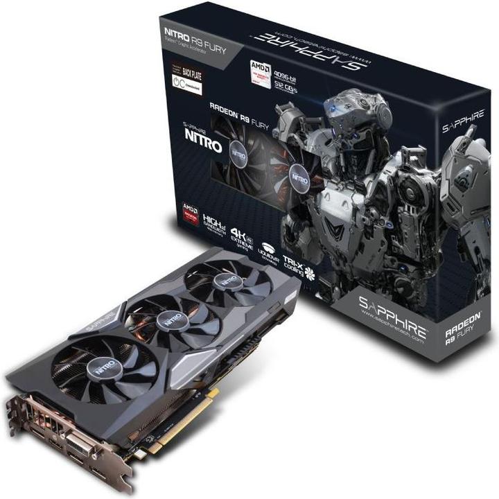 Image du produit Sapphire Radeon R9 Fury Nitro Tri X OC (4 Go)
