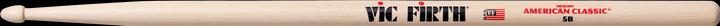 Actual product image Vic Firth VF5B Drum Sticks 5B (Drum set)