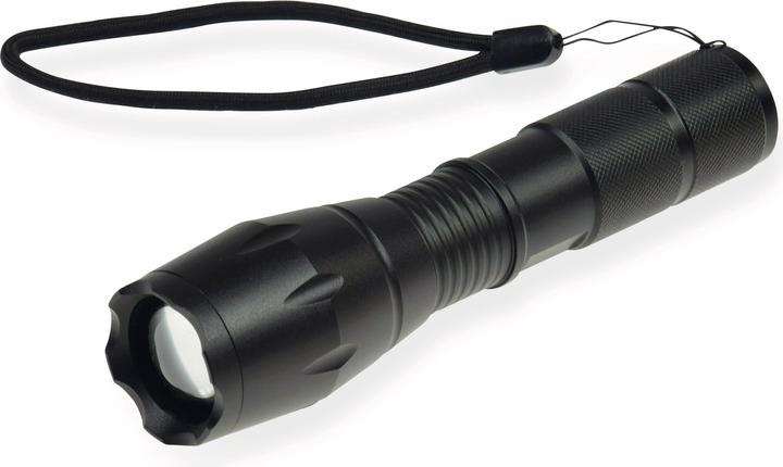 Chilitec LED torch CTL10 Zoom, 10 W, black, 350 lm, 136x37 mm (13.60 cm, 350 lm)