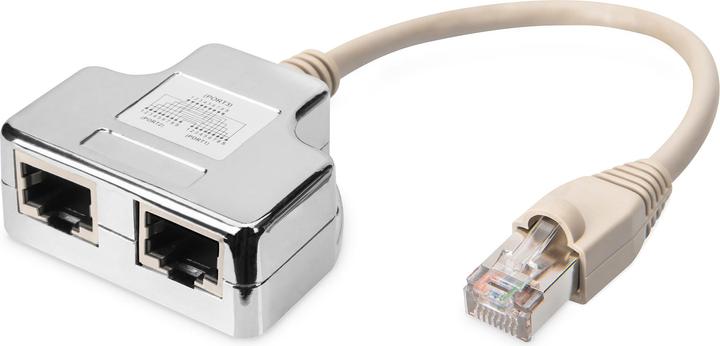 Digitus Adattatore cavo patch, CAT 5e, schermato - 1:1 (RJ45, RJ45 (1x))