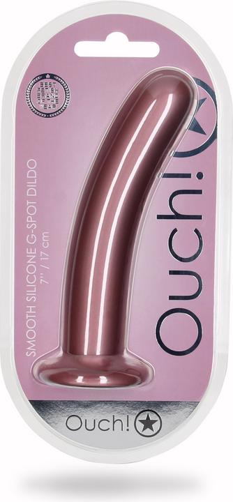 Actual product image Ouch! Smooth G-Spot Dildo - 7" / 17 cm
