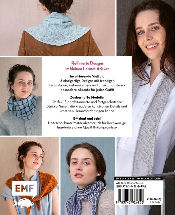 Produktbild Mini-Tücher - Maxi-Chic | Stricken mit @maschenfein (Deutsch, Sandra Groll, Marisa Nöldeke, Lisa Kirchhoff, 2025)