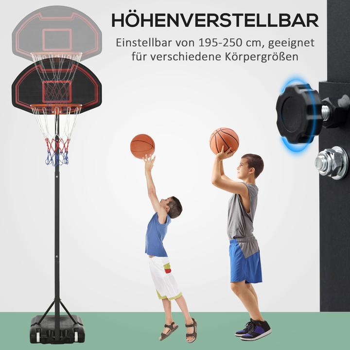 Actual product image Homcom Basketball Hoop Stand with Wheels