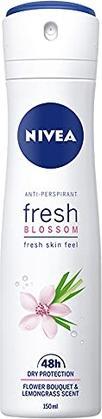 NIVEA Fresh Bossom Antiperspirant 48H 150Ml (Spray, 150 ml)