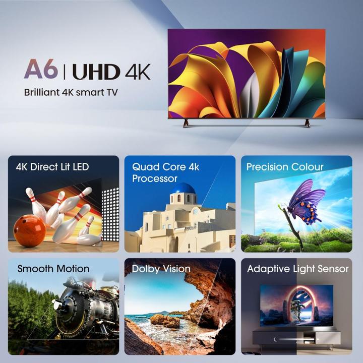Productafbeelding Hisense TV 58A6N (58", LCD, UHD, 2024)