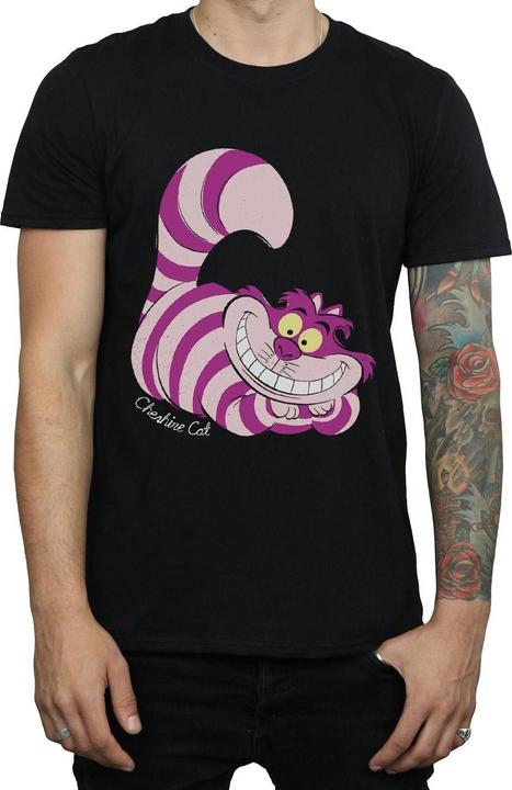 Immagine prodotto Alice In Wonderland Maglietta in cotone per uomo con il chat del Cheshire (S)