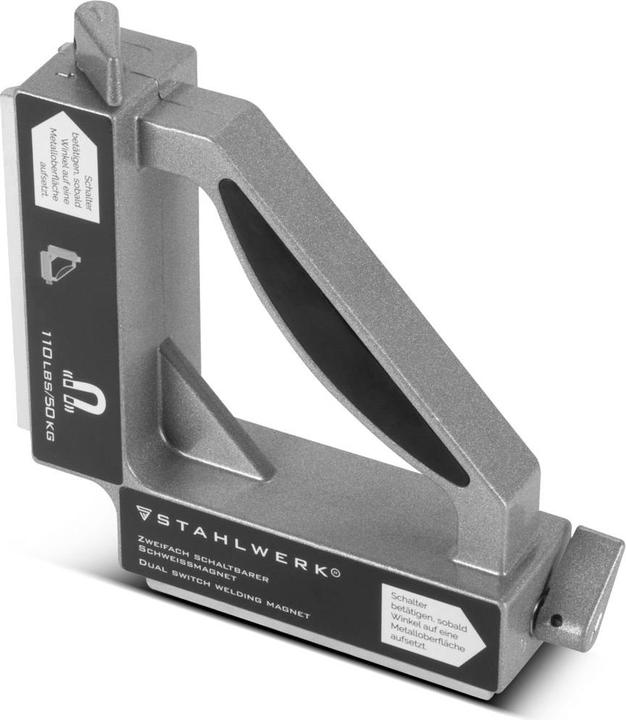 Produktbild Stahlwerk Zweifach Schaltbarer Schweissmagnet, 90 Grad Eckmagnet zwei Schaltern