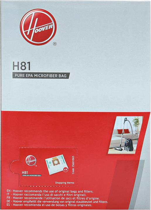 Immagine prodotto Hoover Sacchetto per la polvere H81 (1 x)