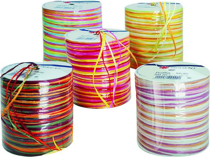 Produktbild Präsent Bast Multi (Geschenkband, 1 x)