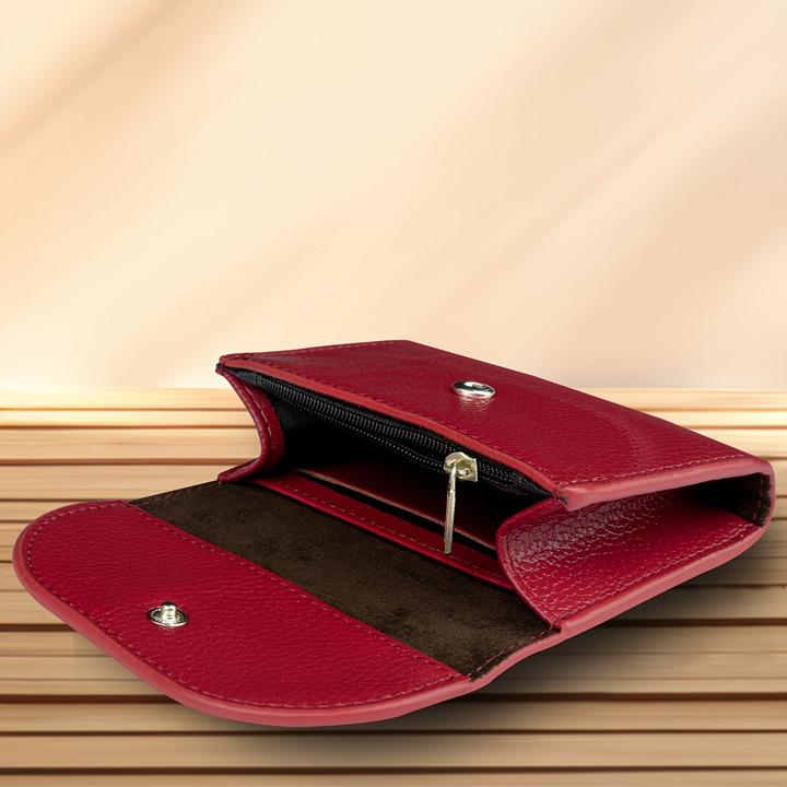 Actual product image Only-Bags.Store Minimalistische Münzgeldbörse, grosse Kapazität Reissverschluss Münzbeutel mit Rand Farbe, tragbare