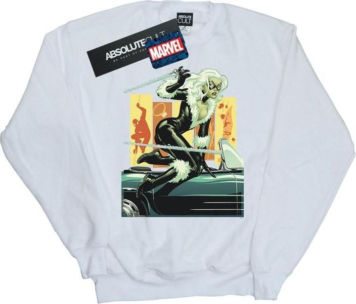 Black Cat Car Sweatshirt (L)