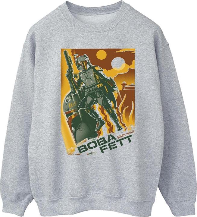 Star Wars Boba Fett Collage Sweatshirt (S)