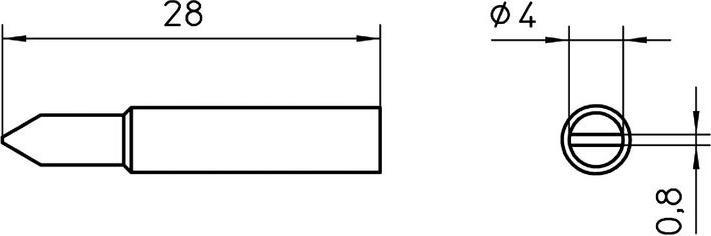 Actual product image Weller Erem Soldering tip (Soldering tip)