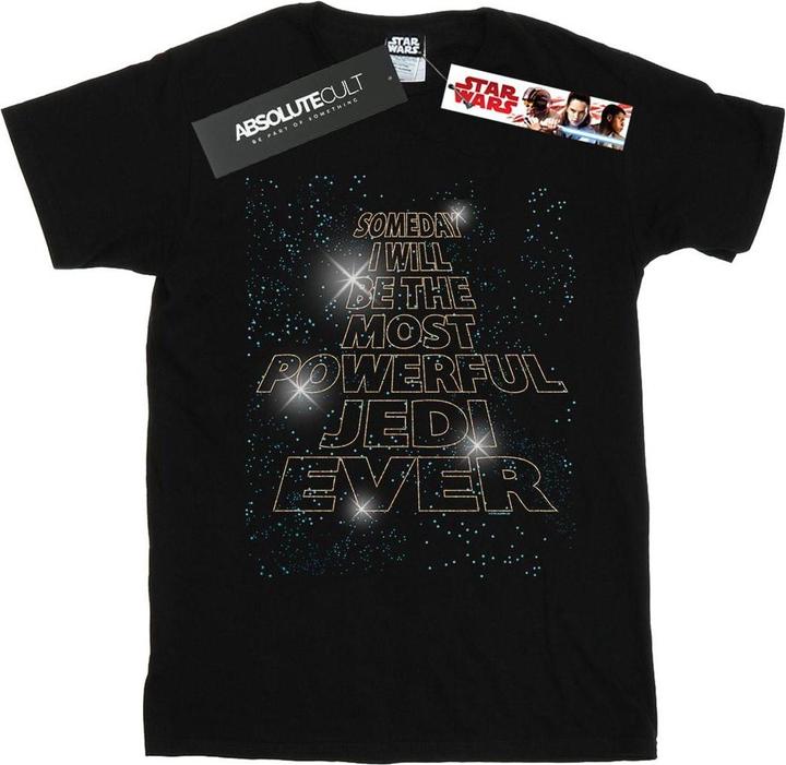 Star Wars Womens/Ladies Most Powerful Jedi Cotton Boyfriend T-Shirt (XXL)