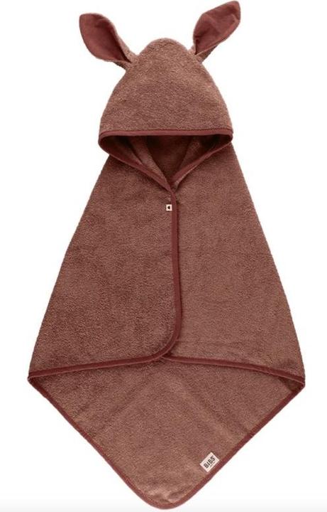 Actual product image Bibs Kangaroo Hoodie Towel Baby Woodchuck