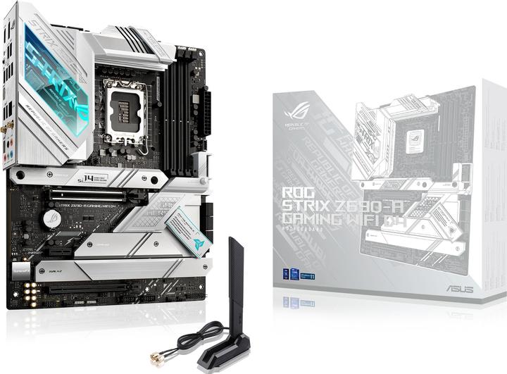 Produktbild ASUS ROG Strix Z690-A Gaming Wifi (LGA 1700, Intel Z690 (DDR4), ATX)