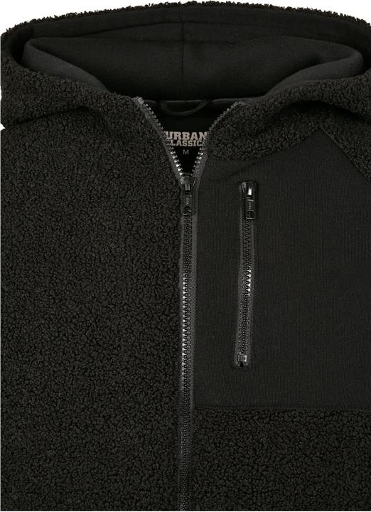 Immagine prodotto Urban Classics Giacca Sherpa Zip con cappuccio (S)