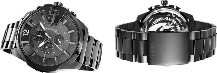 Image du produit Diesel Zegarek Zegarek Męski Mega Chief DZ4355 Czarny (Chronographe, 51 mm)