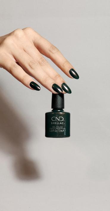 Immagine prodotto CND Shellac Forever Green 455 (Verde per sempre, Smalto per unghie effetto gel)