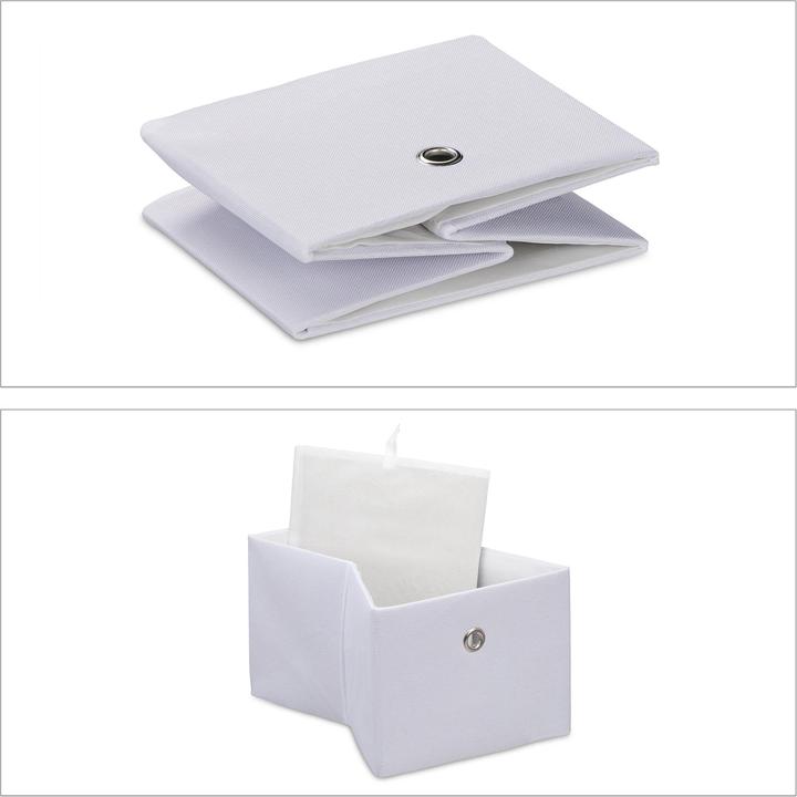 Image du produit Relaxdays 2x boîte de rangement (20.5 x 25 x 16 cm, 8 l)
