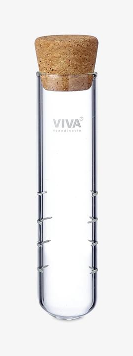 Image du produit Viva Tube à thé verre/liège 3x13,8cm