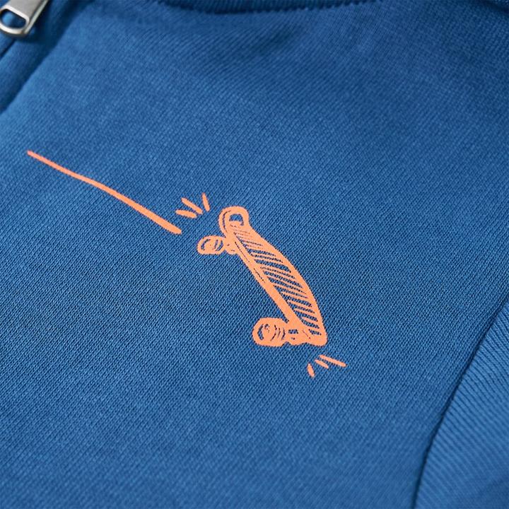Immagine prodotto VidaXL Maglia con cappuccio per bambini blu 104,Materiale: 80 % cotone. 20 (104)