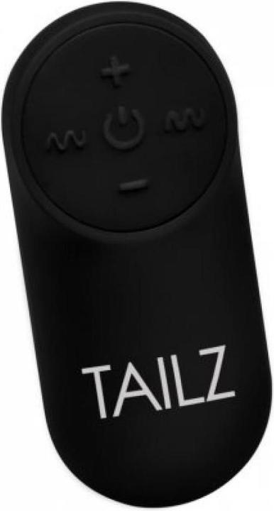 Actual product image Tailz Vibrierender Analplug mit Fox Tail Weiss